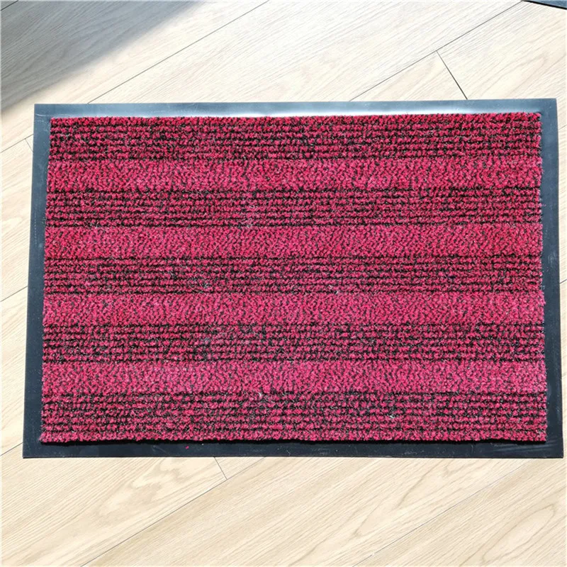 Large Size Outdoor Scraper Front Door Entrance Outside Doormat Dirt Debris Mud Trapper Low Profile Washable Carpet