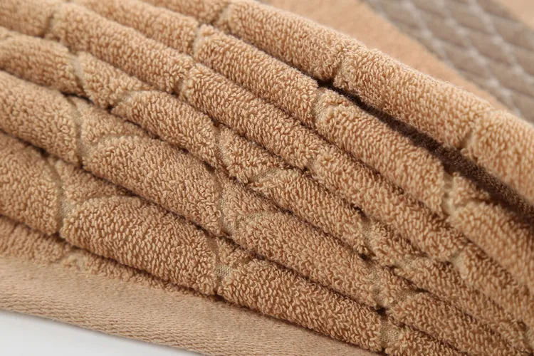 Luxury Jacquard White Bath 100% Organic Cotton Towels