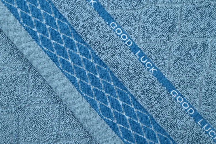 Luxury Jacquard White Bath 100% Organic Cotton Towels
