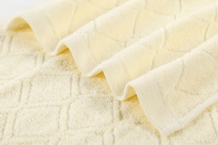 Luxury Jacquard White Bath 100% Organic Cotton Towels