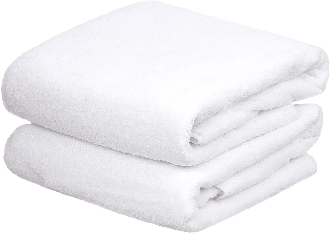 Luxury White Bath Towels Large - 700 GSM Circlet Egyptian Cotton Absorbent Hotel Bathroom Towel 27X54 Inch