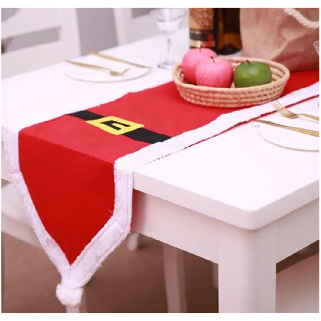 Manufacturer Texpro 2021new Christmas Table Runner, Scandinavian Figurines Santa Gnome Decorative Table Linens Table Flag for Xmas Decoration Family Dinner