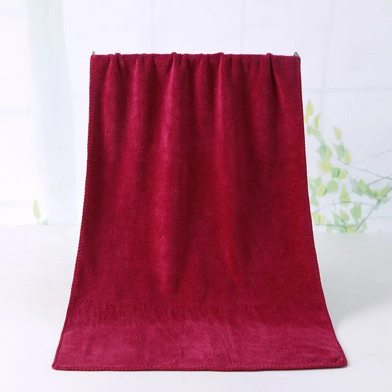 Micro Fiber Plain Dyed Bath Towel