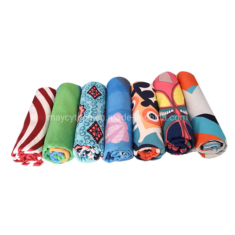 Microfiber Fast Drying Travel Yoga Gym Golf Towel, Sand Free Beach Fitness Bath Wrap Towel