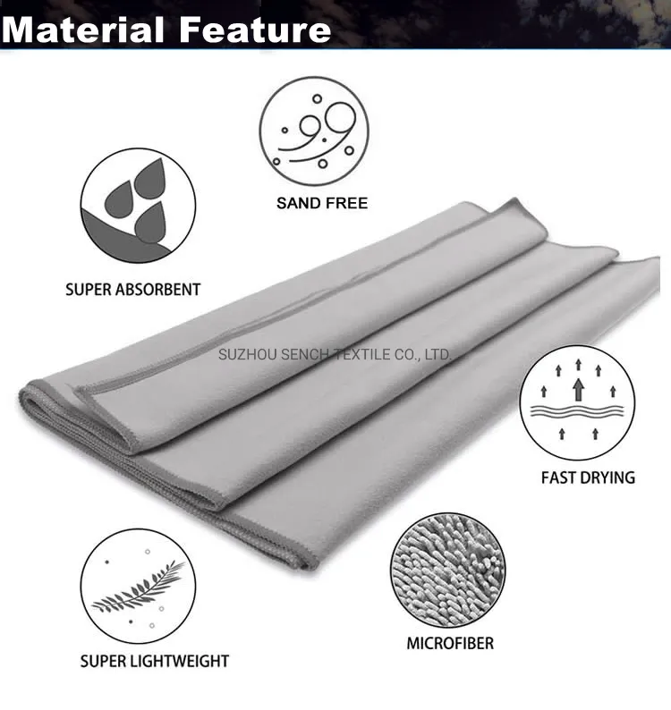 Microfiber Travel Sports Towel Dry Fast Soft Lightweight Absorbent&Ultra Compact-Perfect for Camping Gym Beach Bath Yoga Backpacking