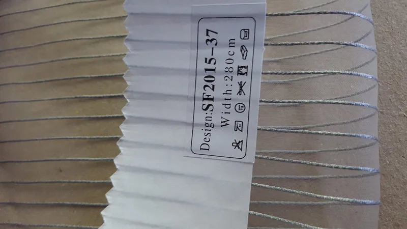 New Popular Project Stripe Organza Voile Sheer Curtain Fabric 008281