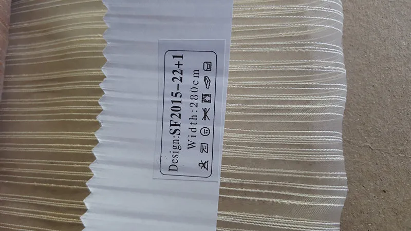 New Popular Project Stripe Organza Voile Sheer Curtain Fabric 008281