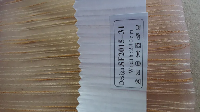 New Popular Project Stripe Organza Voile Sheer Curtain Fabric 008282