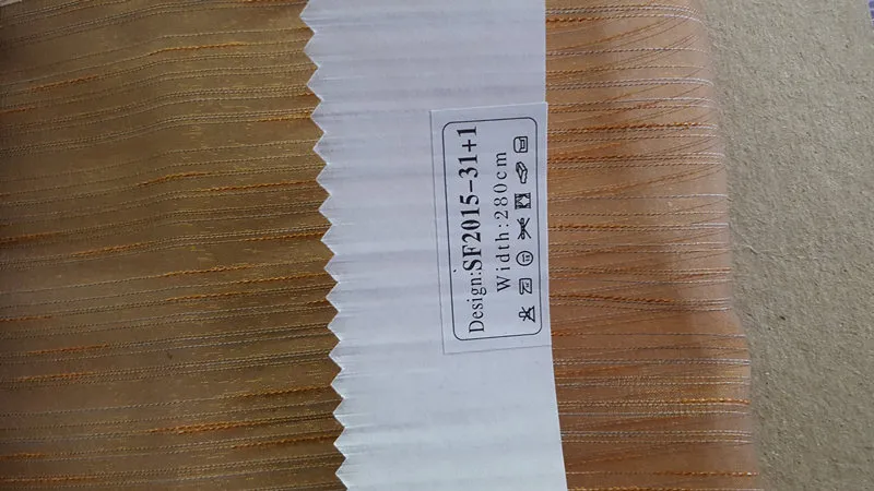 New Popular Project Stripe Organza Voile Sheer Curtain Fabric 008282