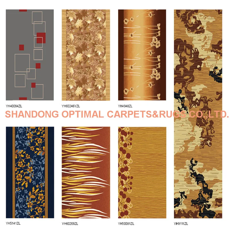 New Printed Nylon Banquet Wall to Wall Decorative Modern Carpet