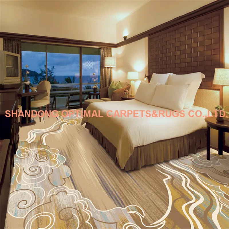 New Printed Nylon Banquet Wall to Wall Decorative Modern Carpet