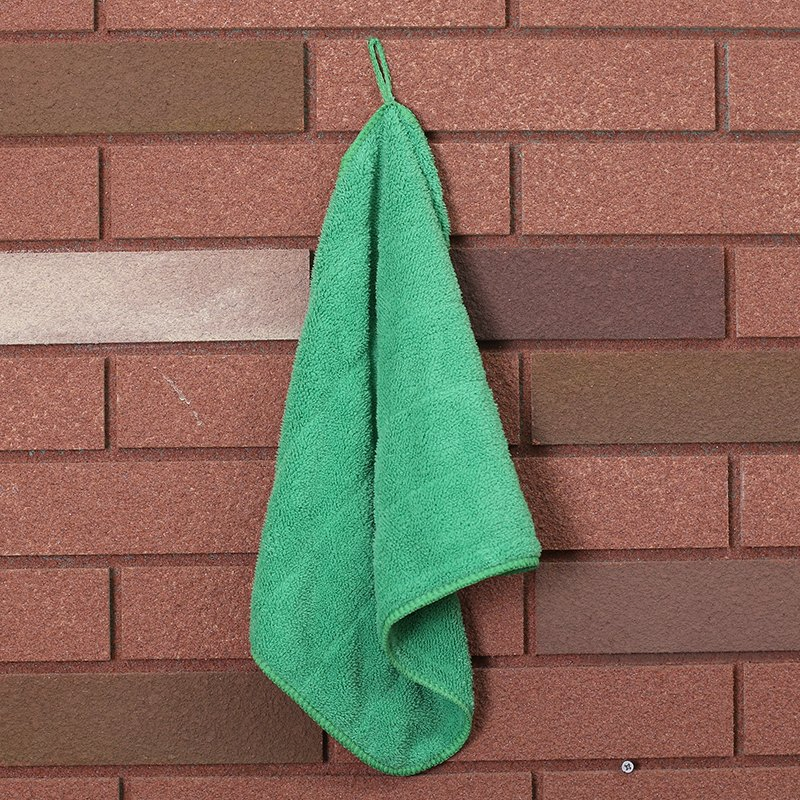No Hair Loss Brown Kirtchen Cleaning Coral Fleece Towel