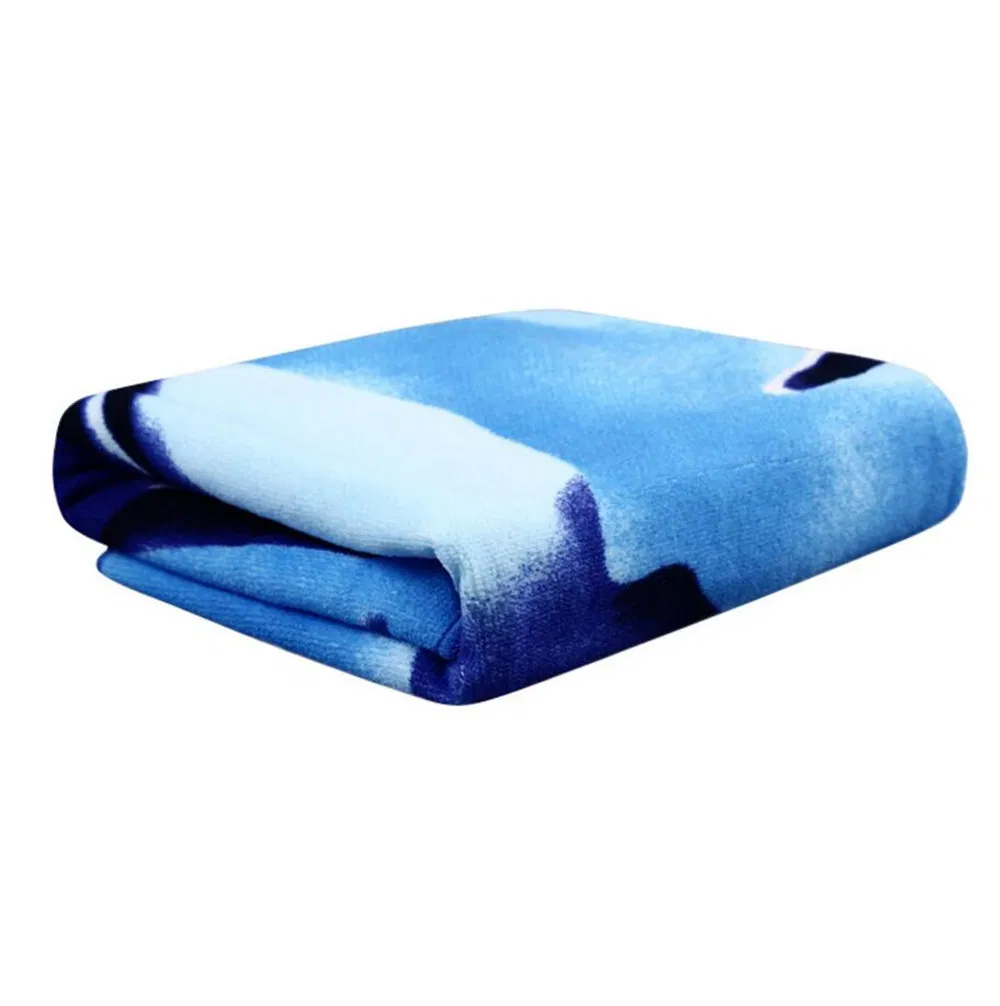 Ocean Animal Cartoon 100% Cotton Velour Digital Printed Beach Towel