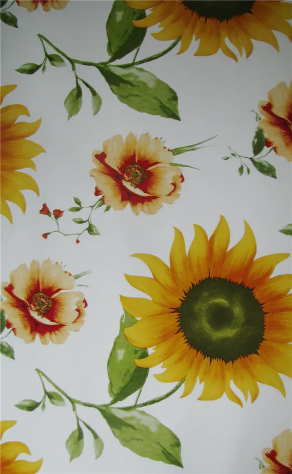 Oko-Tex 100 Full Color PVC Printed Tablecloth with Non-Woven/Spunlace Backing