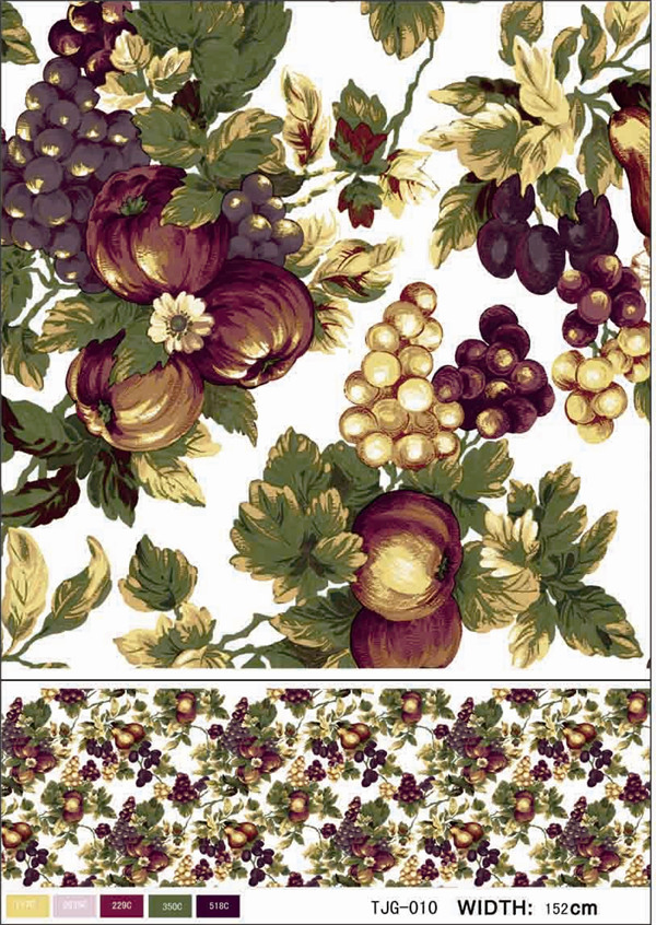 Oko -Tex 100 Full Color PVC Printed Tablecloth with Non-Woven/Spunlace Backing