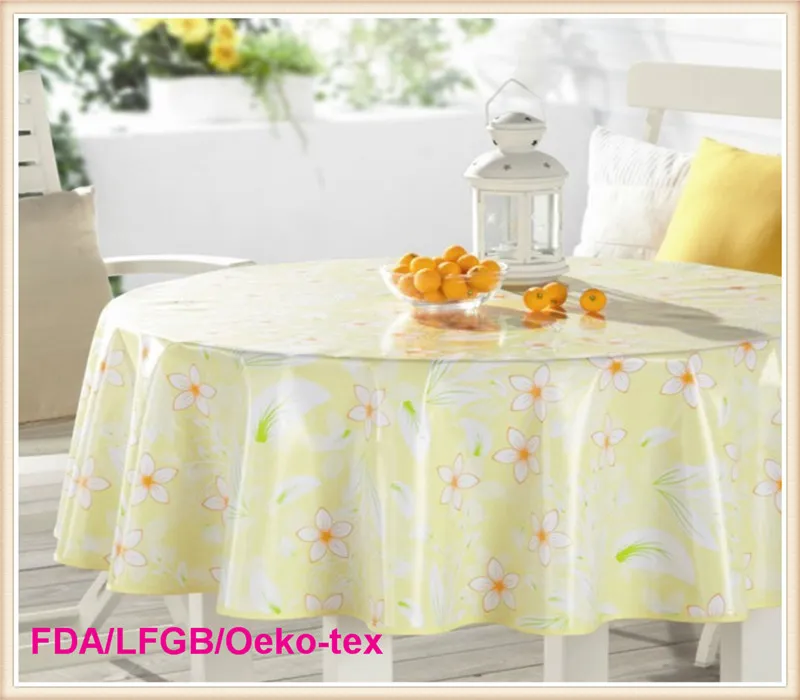 PEVA Table Cloth LFGB/Oko-Tex 100