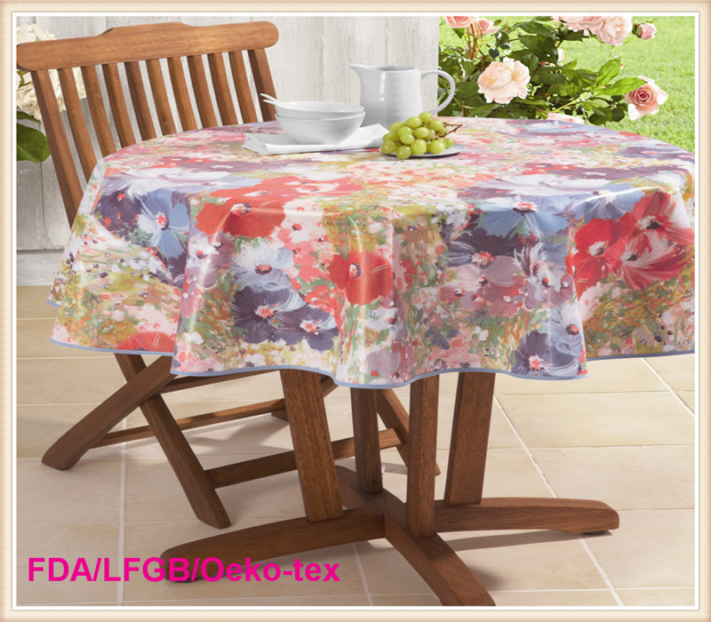 PEVA Table Cloth LFGB/ Oko -Tex 100