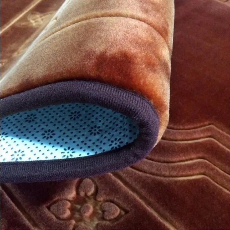 Polyester Mink Muslim Islamic Prayer Rug Prayer Carpet Prayer Mat