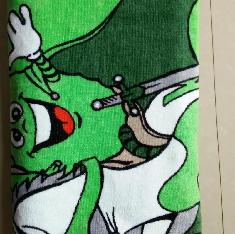 Promotion Cartoon 100% Cotton Printed Custom Beach Towel