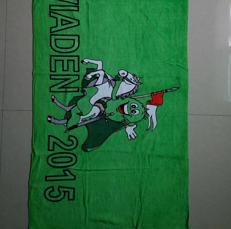 Promotion Cartoon 100% Cotton Printed Custom Beach Towel