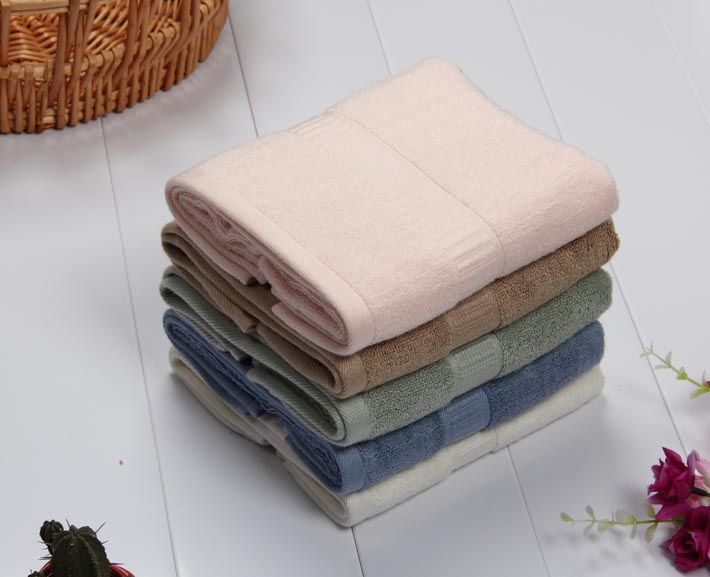 Promotional Bamboo Fiber Hand Towel / Beach Towel