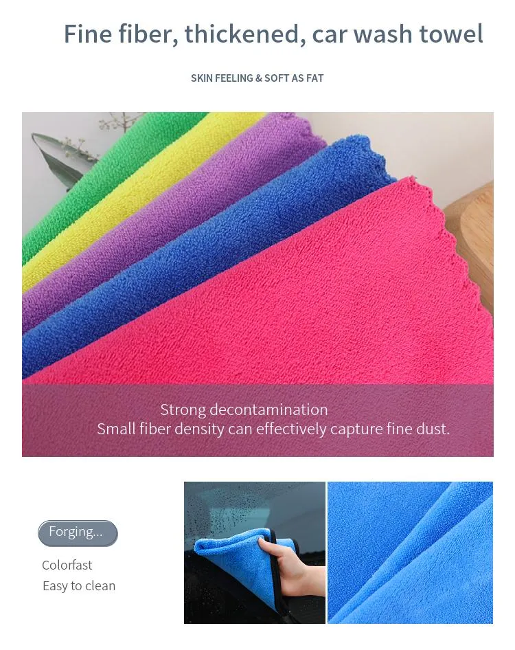 Quick Dry Car Detailing Wash Towel Microfiber Towel Car Cleaning Cloth