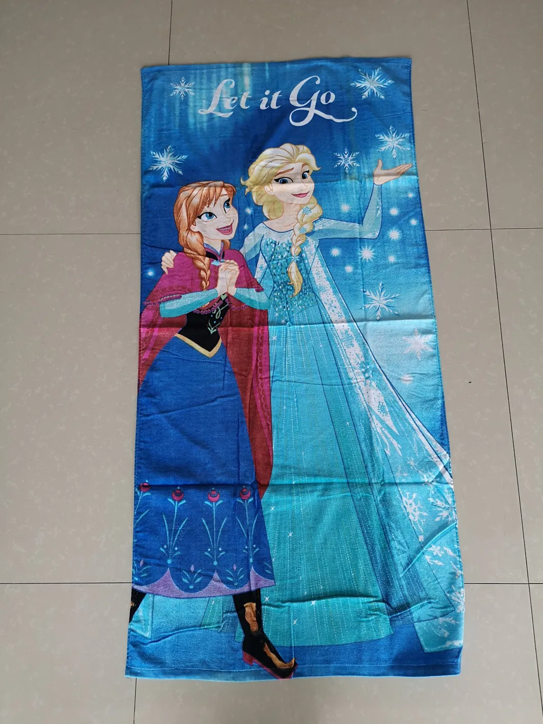 Quick Dry Mircofiber Beach Towel with Reactive Printing for Camping Use