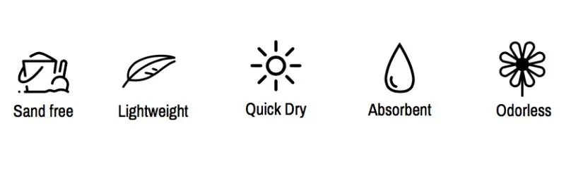 Quick Dry Mircofiber Beach Towel with Reactive Printing for Camping Use