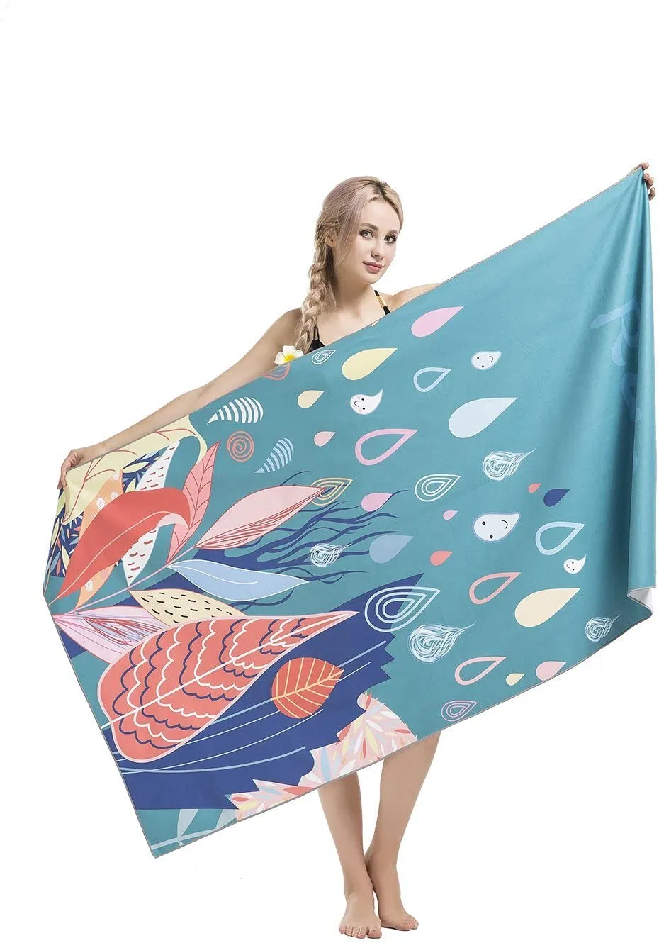 Quick Drying Lightweight Travel Towels Ultra Absorbent Sports Microfibre Beach Towel