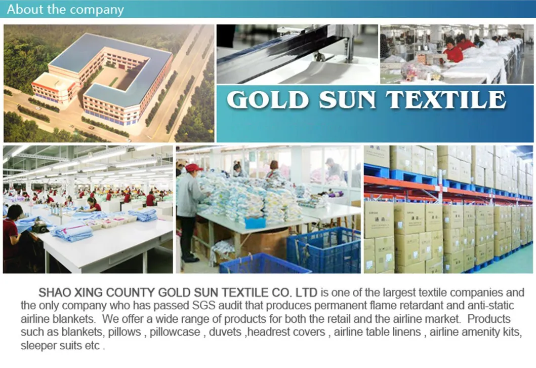 RPET 100%Cotton Embroidered Tablecloths/Napkin for Airline/Hotel