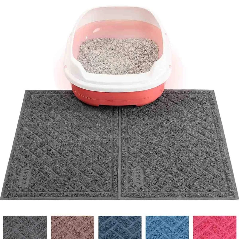 Scatter Control Premium Large Cat Litter Mat Litter Trapping Mat