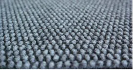 Seven Stripes Jacuqard Ribbed Polyester Carpet Mat with PVC Backing