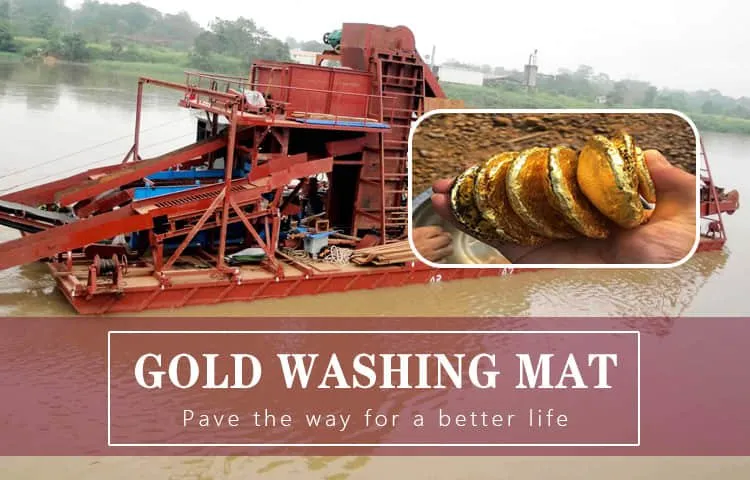 Shaggy Polyester Gold Washing Gold Rush Gold Panning Carpet
