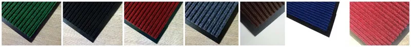 Water Absorb 100% Polyester Heavy Duty Dirt Trapping Plastic Floor Mats for Home
