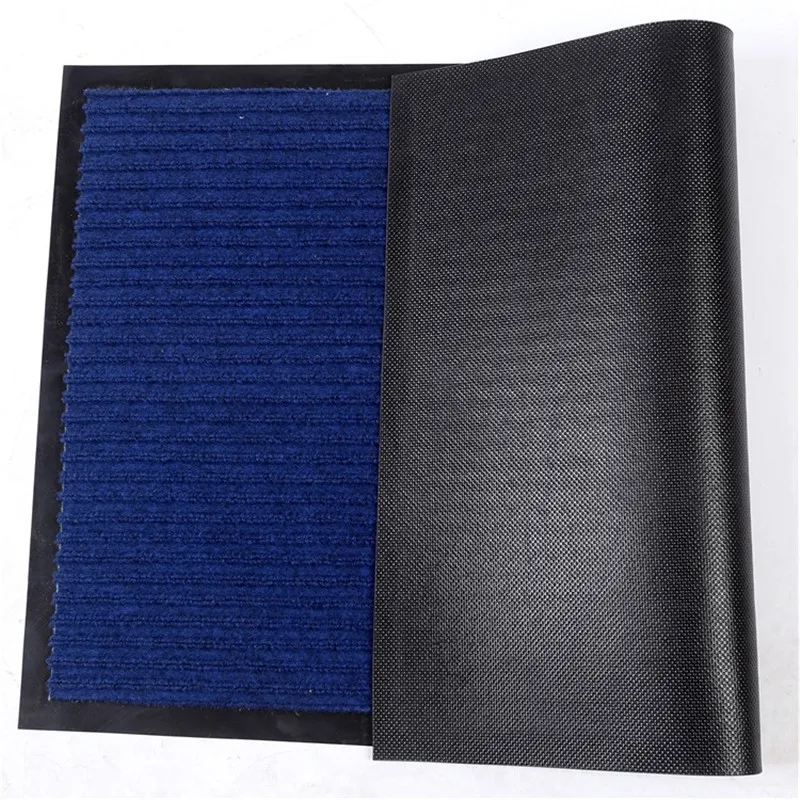 Water Absorb 100% Polyester Heavy Duty Dirt Trapping Plastic Floor Mats for Home