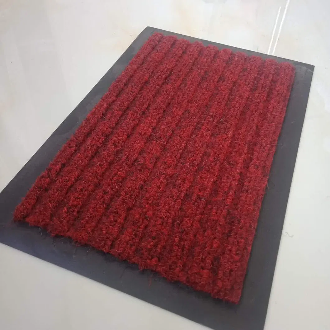 Water Absorb 100% Polyester Heavy Duty Dirt Trapping Plastic Floor Mats for Home