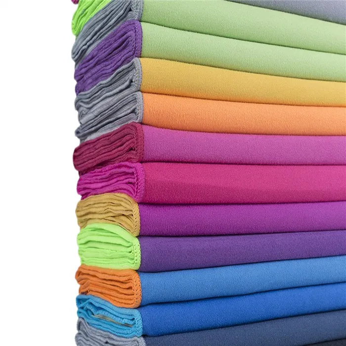 Wholesale Custom Embroidery Microfibre Sports Towel Whit Bag Microfiber Gym Towel Microfiber Towel