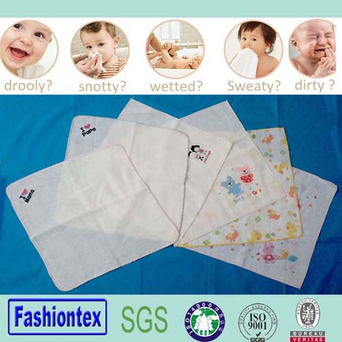 Wholesales Custom Printing Infant Muslin Square Wipe Wash Cloth Burp Cloth