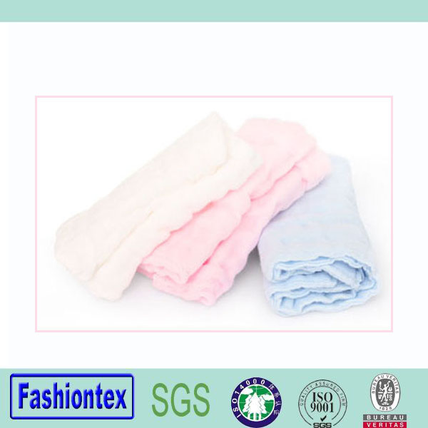 Wholesales Face Towel Burp Cloth Plain Baby Washcloth