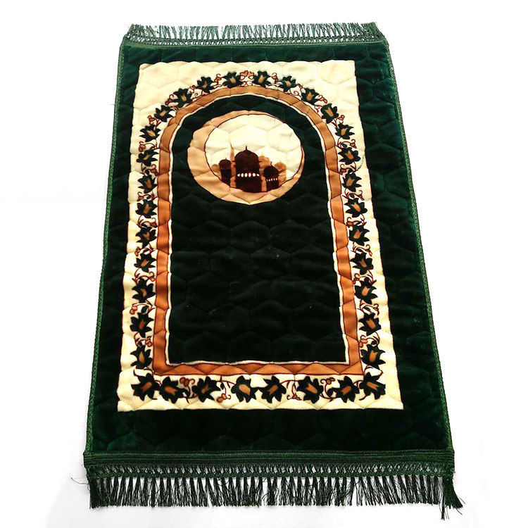 Wholesales Islamic Prayer Rugs Muslim Electronic Travel Prayer Mats Sajadah Rugs Modern Praying Rug