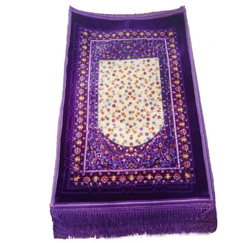 Wholesales Islamic Prayer Rugs Muslim Electronic Travel Prayer Mats Sajadah Rugs Modern Praying Rug