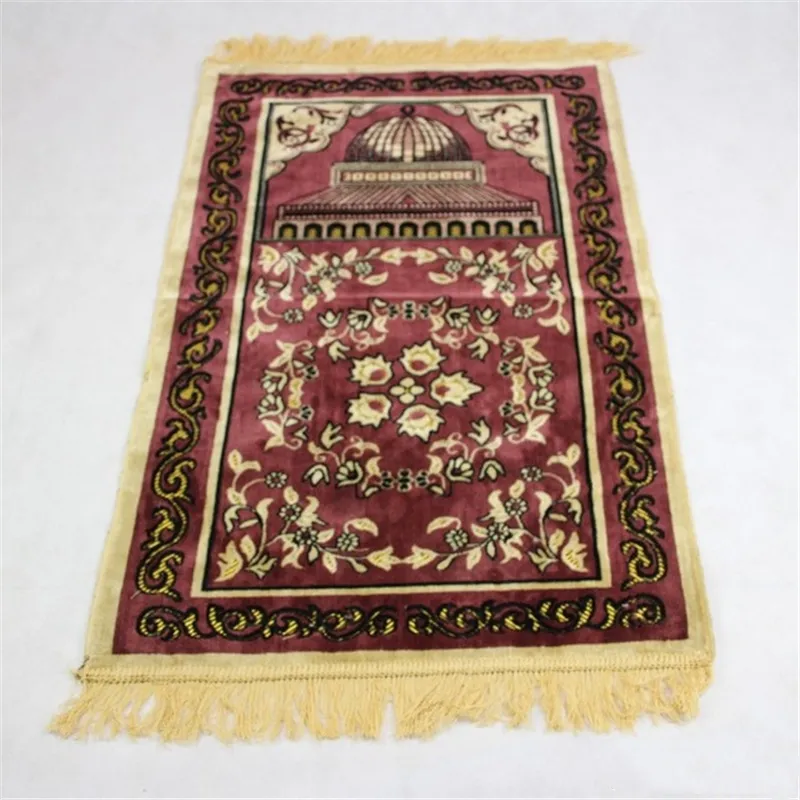 Wholesales Islamic Prayer Rugs Muslim Electronic Travel Prayer Mats Sajadah Rugs Modern Praying Rug