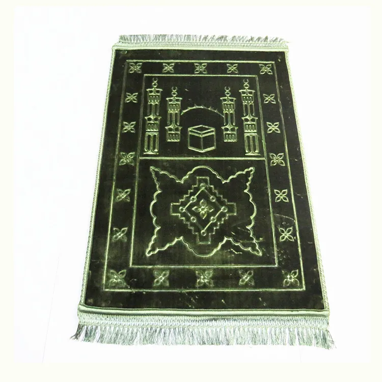 Wholesales Islamic Prayer Rugs Muslim Electronic Travel Prayer Mats Sajadah Rugs Modern Praying Rug